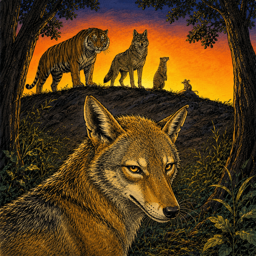 THE JACKAL WHO ATE ALONE
