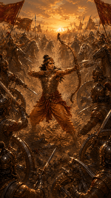 AMBHIMAYU AND THE CHAKRAVYUH