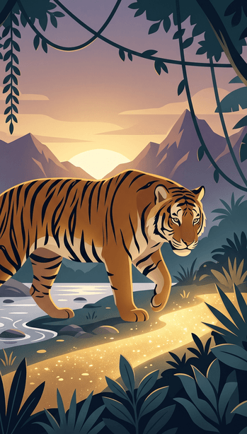 THE TIGER & THE GOLDEN PATH