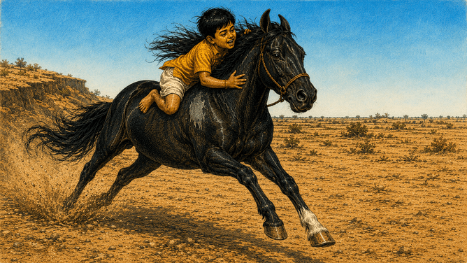 THE MARE WHO CHOSE HER RIDER