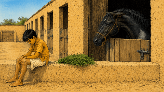 THE MARE WHO CHOSE HER RIDER