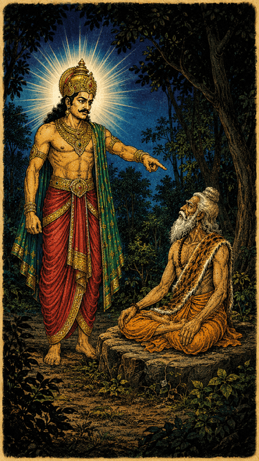 THE KING WHO CAME BEGGING