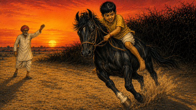 THE MARE WHO CHOSE HER RIDER